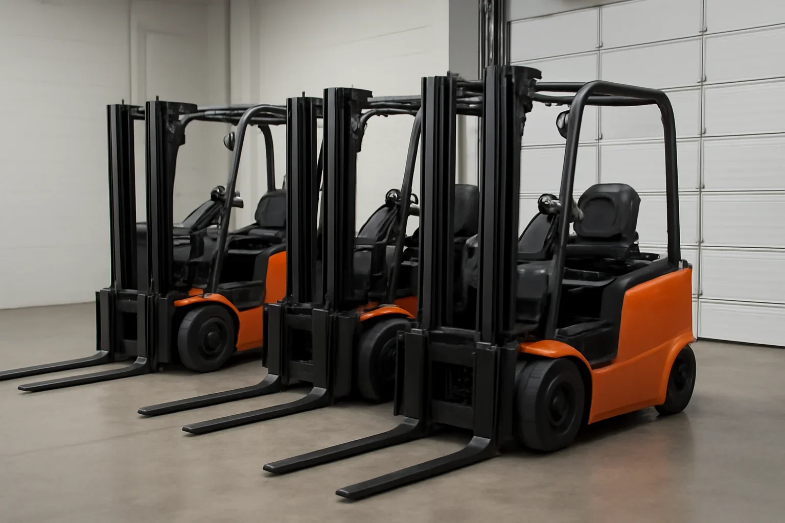 3-wheel electric forklifts at Russell Forklift