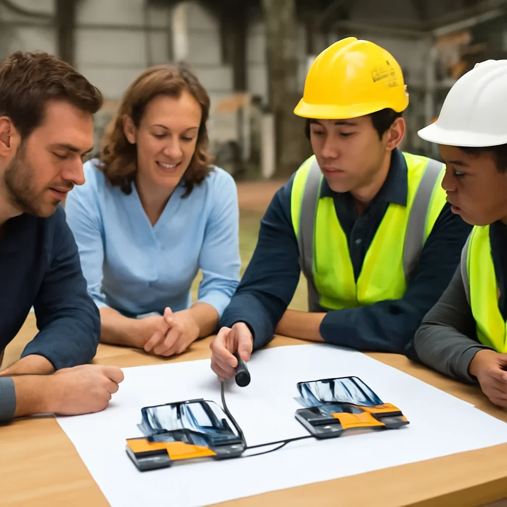 forklift comparison being reviewed during equipment planning