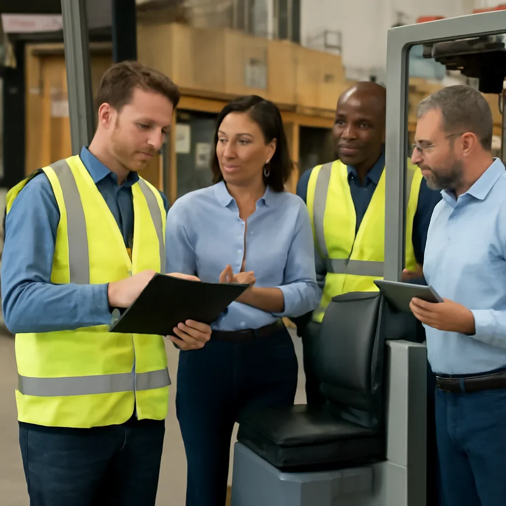 service support being reviewed during equipment planning