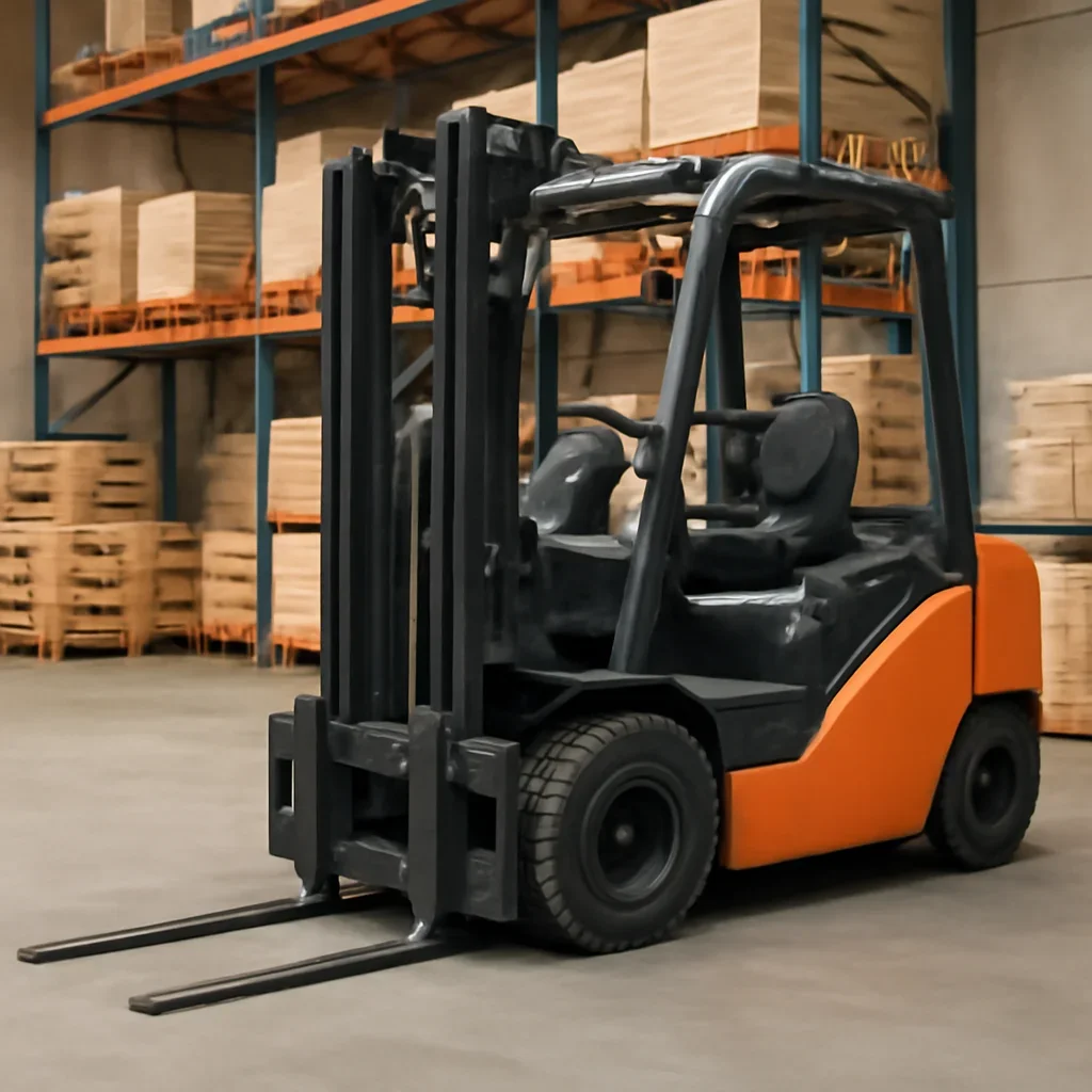 best used forklift for a small warehouse prepared for a material handling operation