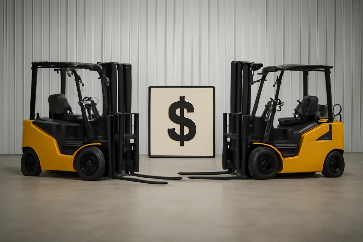 electric vs propane forklift cost of ownership at Russell Forklift