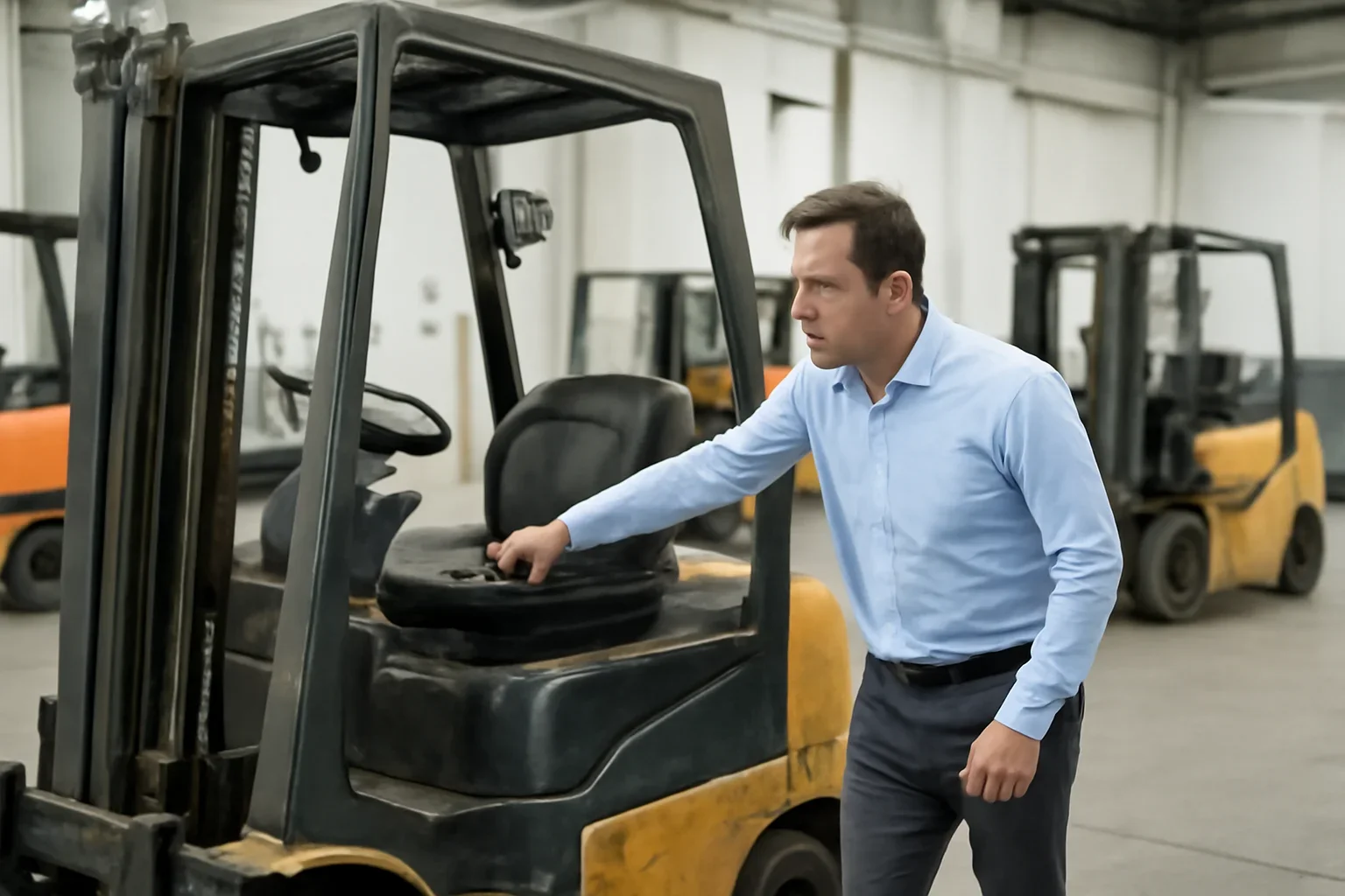 how to choose a used forklift at Russell Forklift