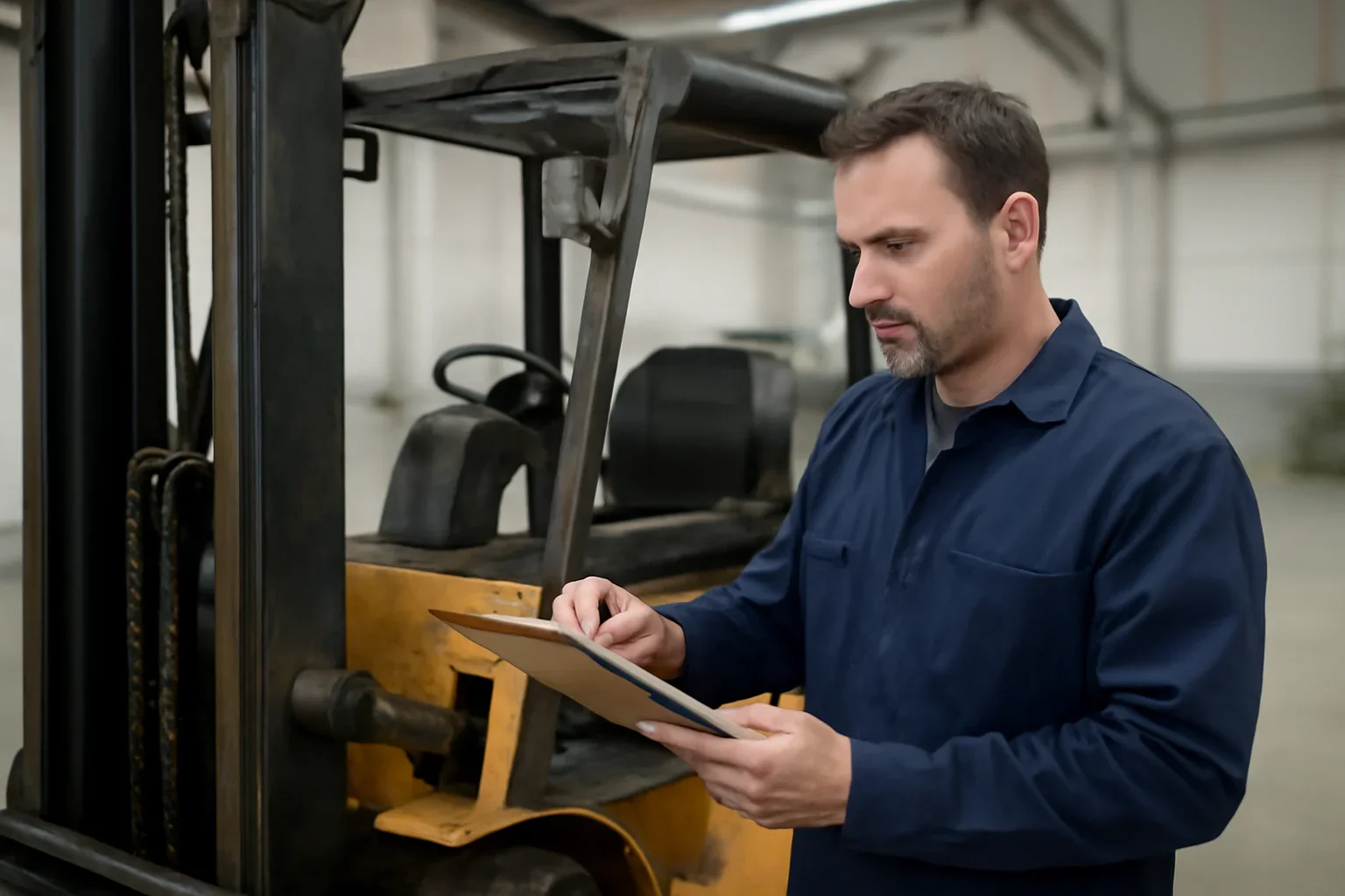 used forklift inspection checklist at Russell Forklift