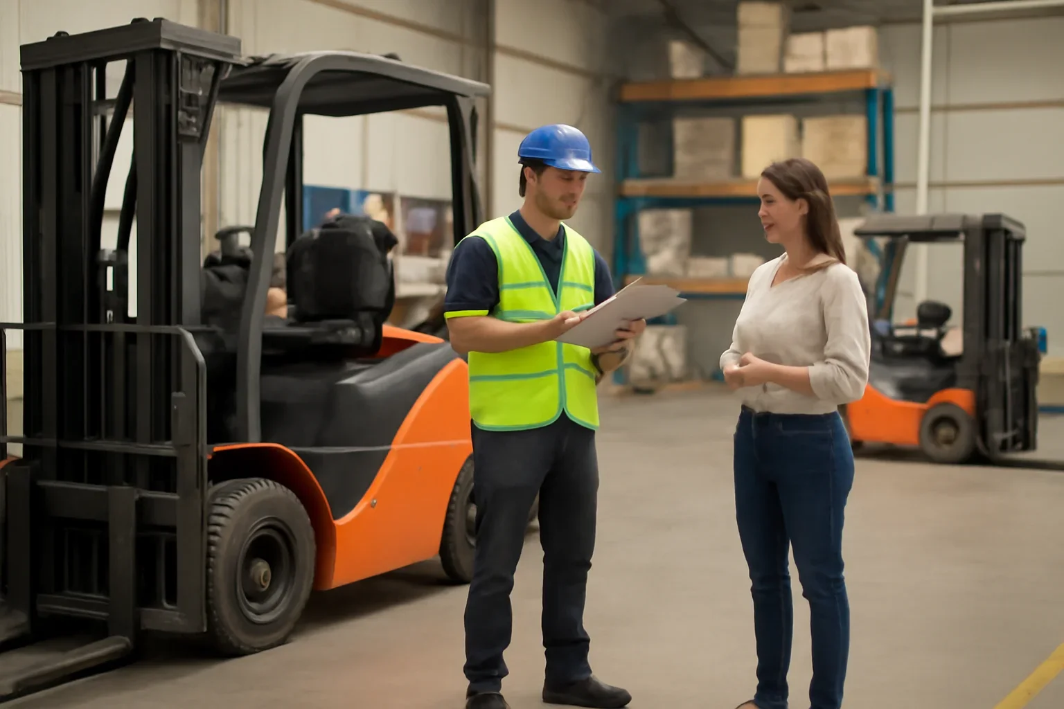 peak season rental support at Russell Forklift