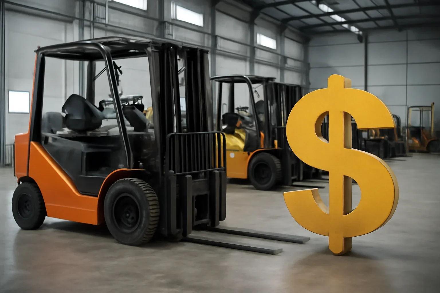 used equipment cost savings at Russell Forklift