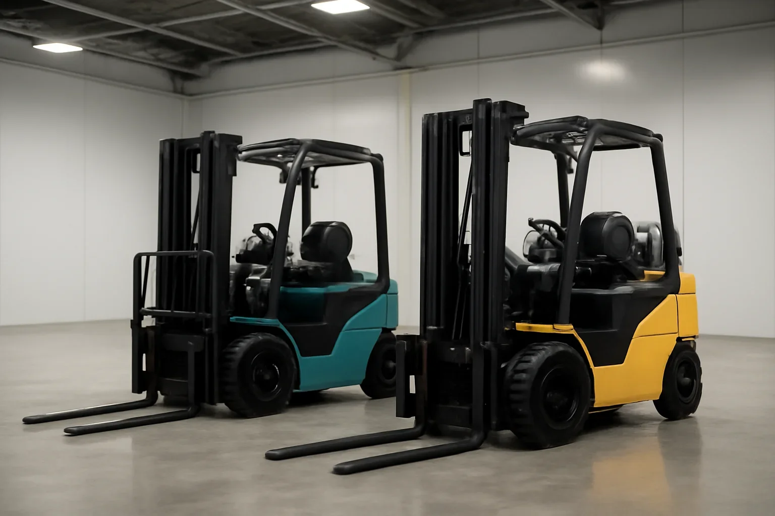 electric vs propane forklifts at Russell Forklift