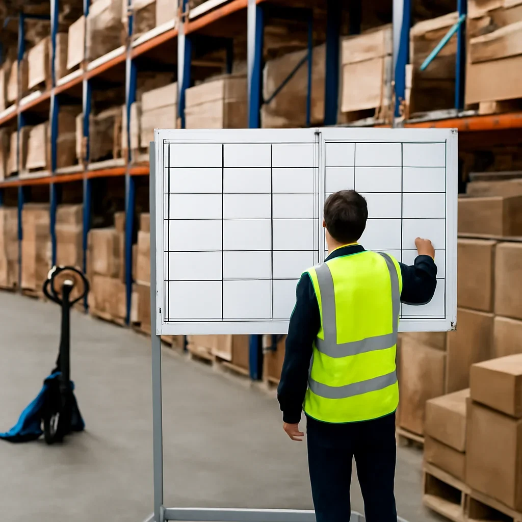 comparison planning prepared for a material handling operation