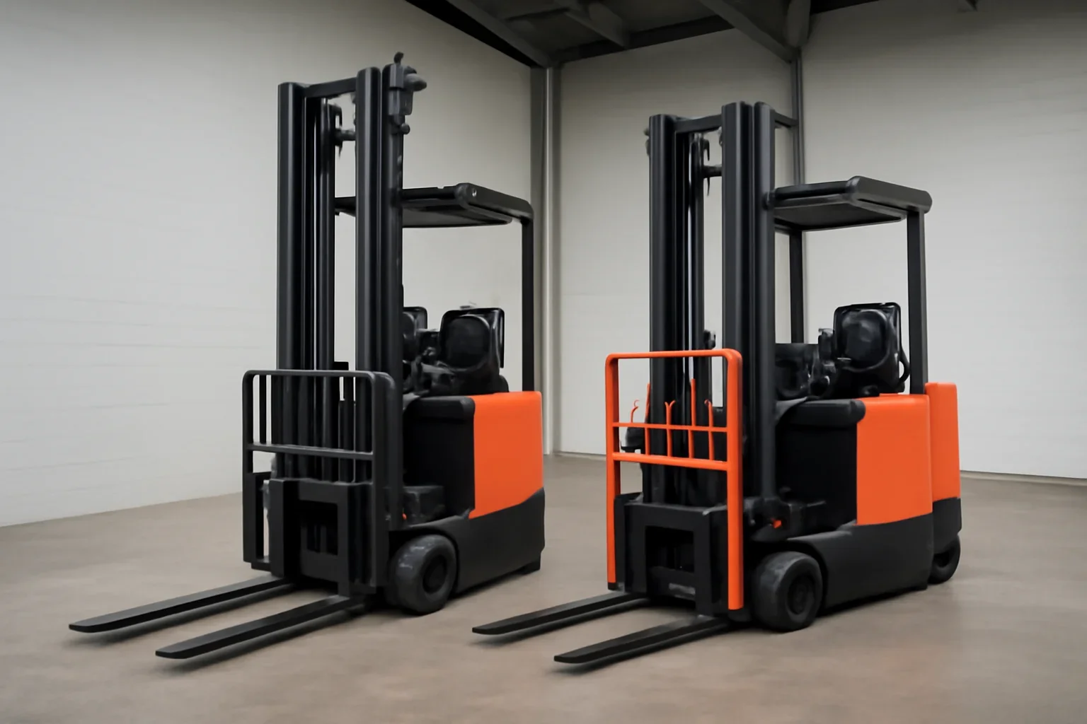 reach truck vs order picker at Russell Forklift
