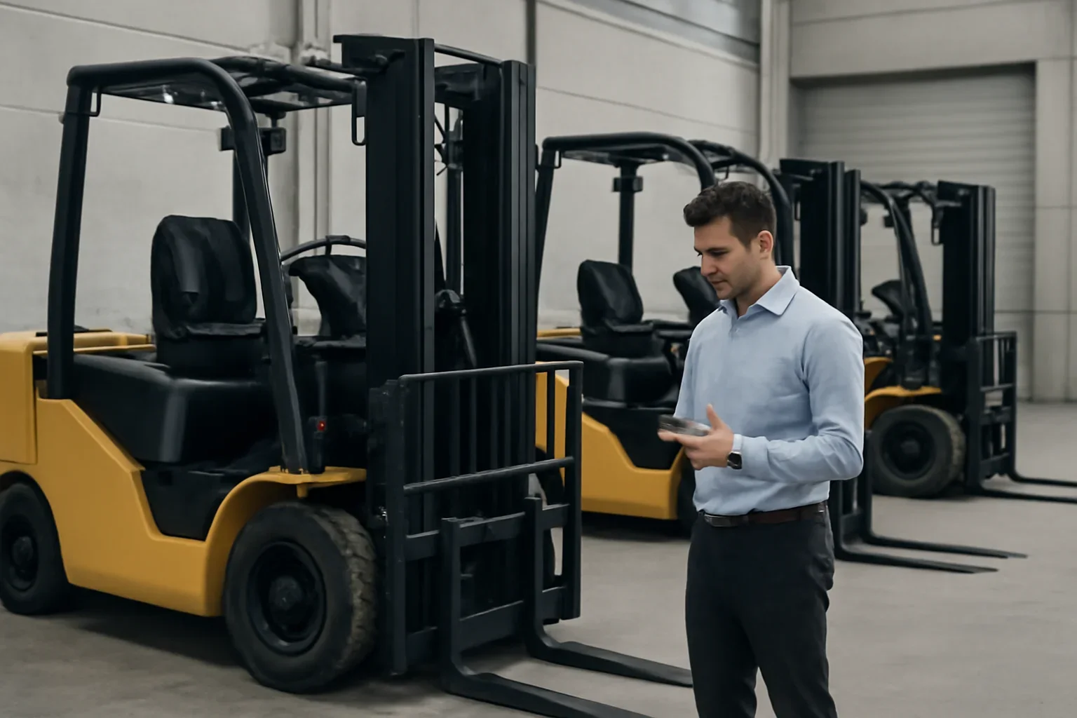 forklift fleet management at Russell Forklift