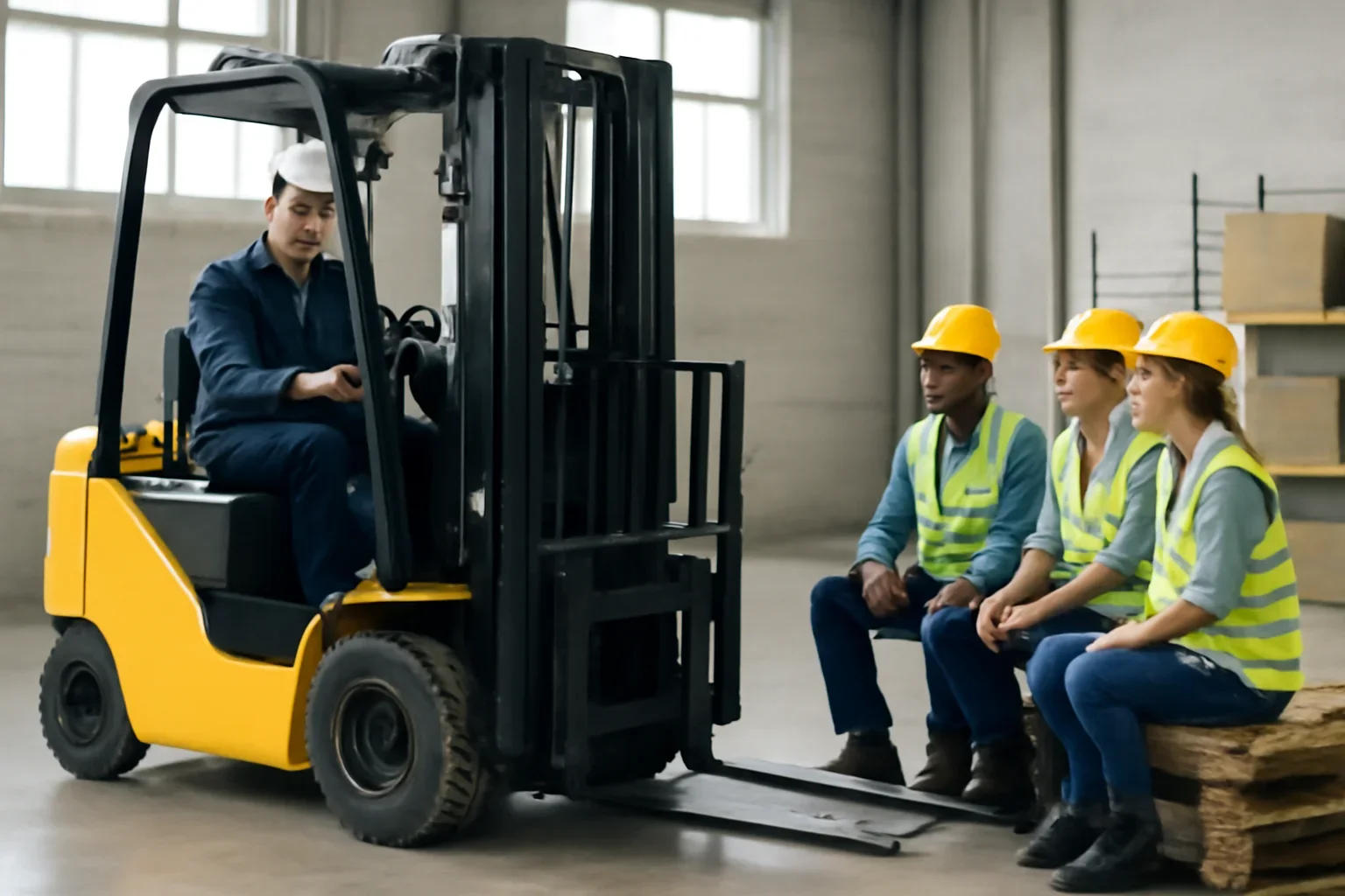forklift safety training at Russell Forklift
