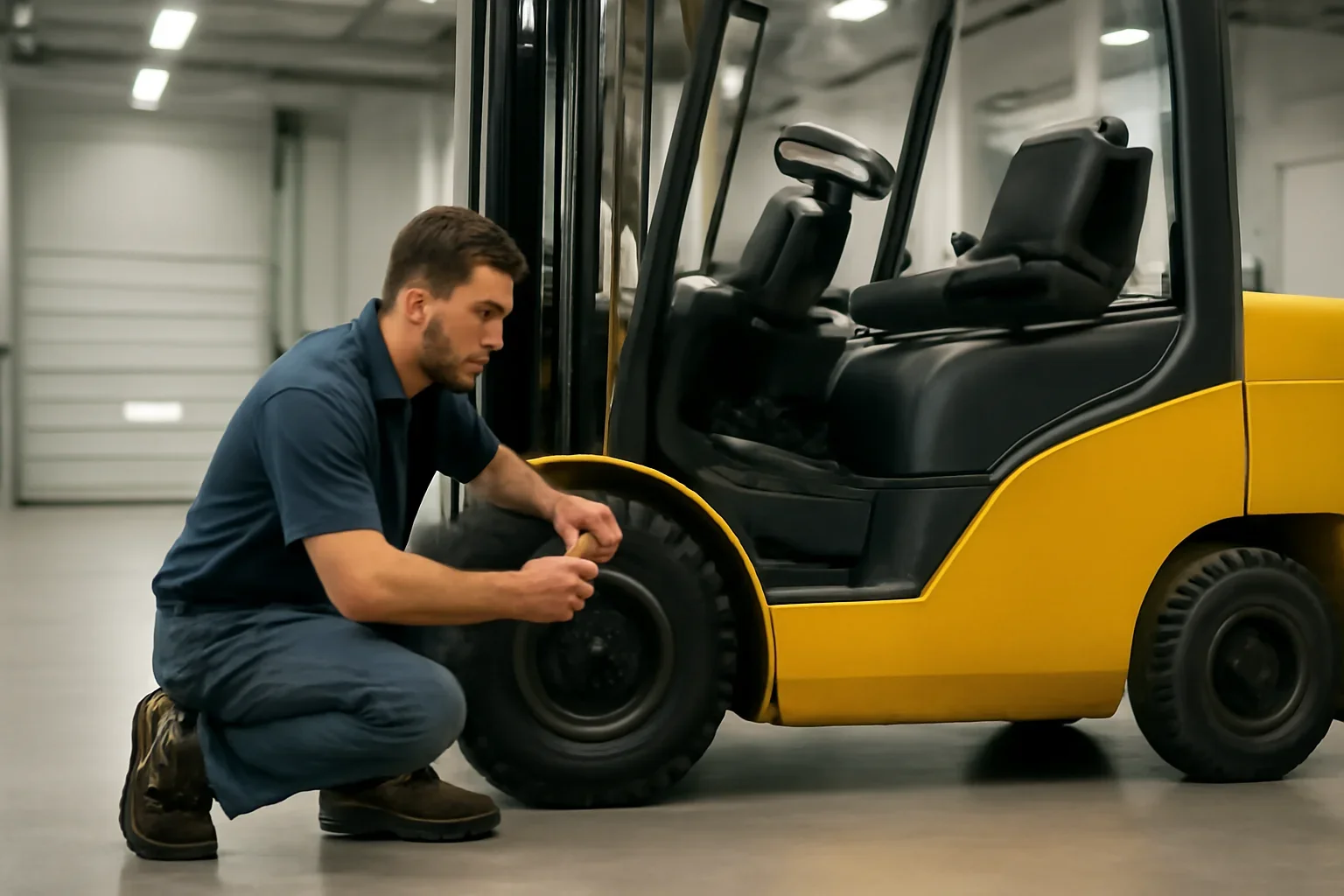 forklift service at Russell Forklift
