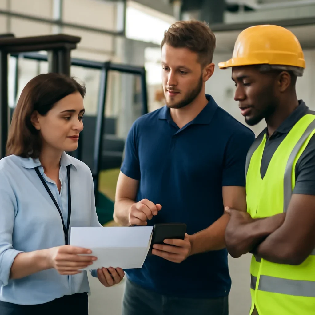 service support being reviewed during equipment planning