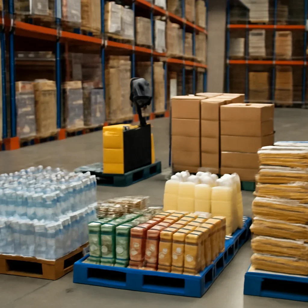 food & beverage prepared for a material handling operation