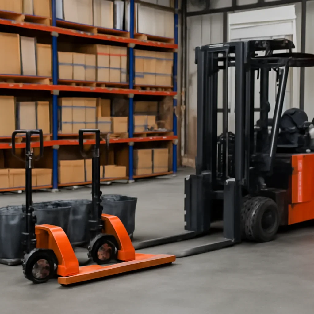 attachment and charger planning prepared for a material handling operation
