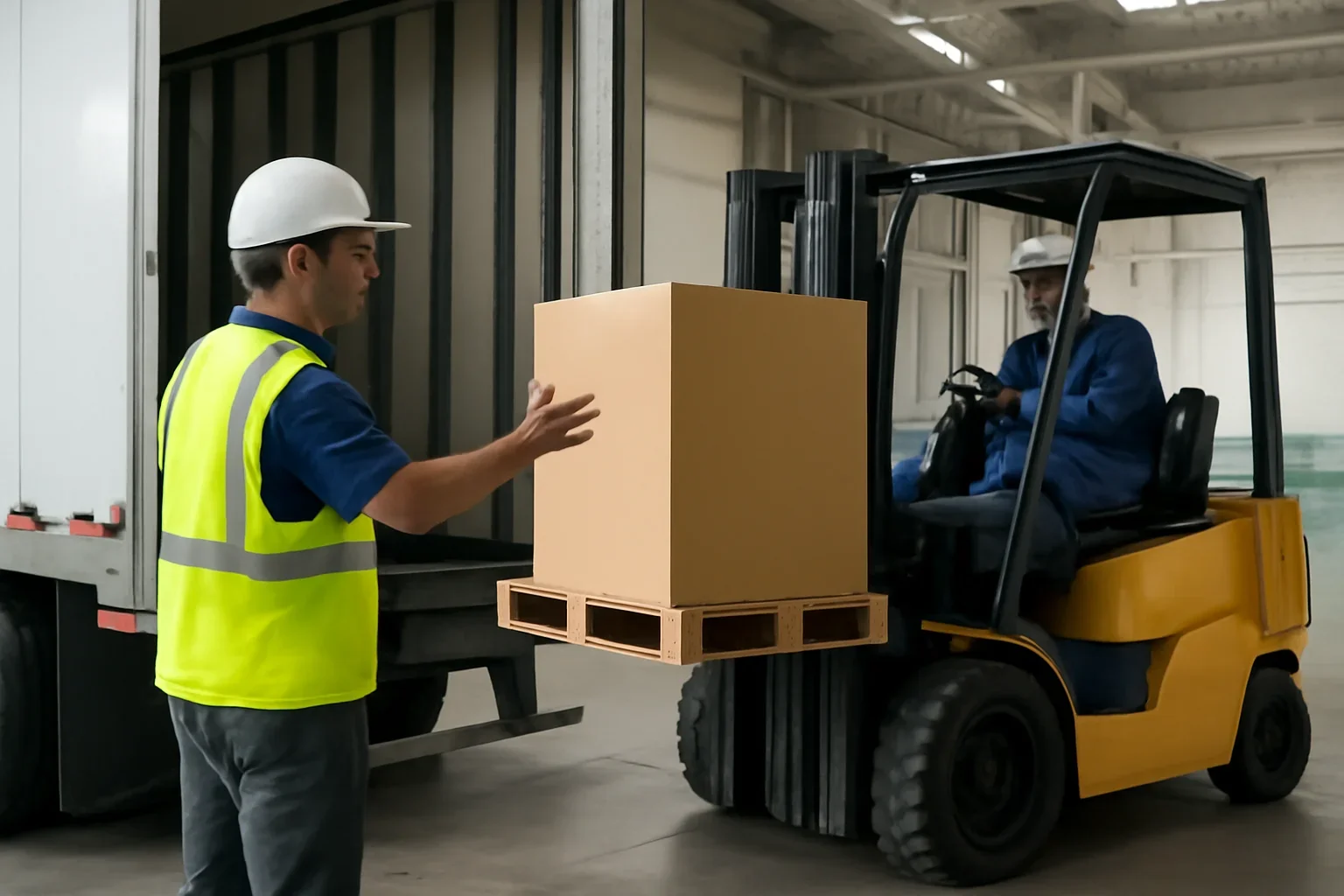 loading dock coordination at Russell Forklift