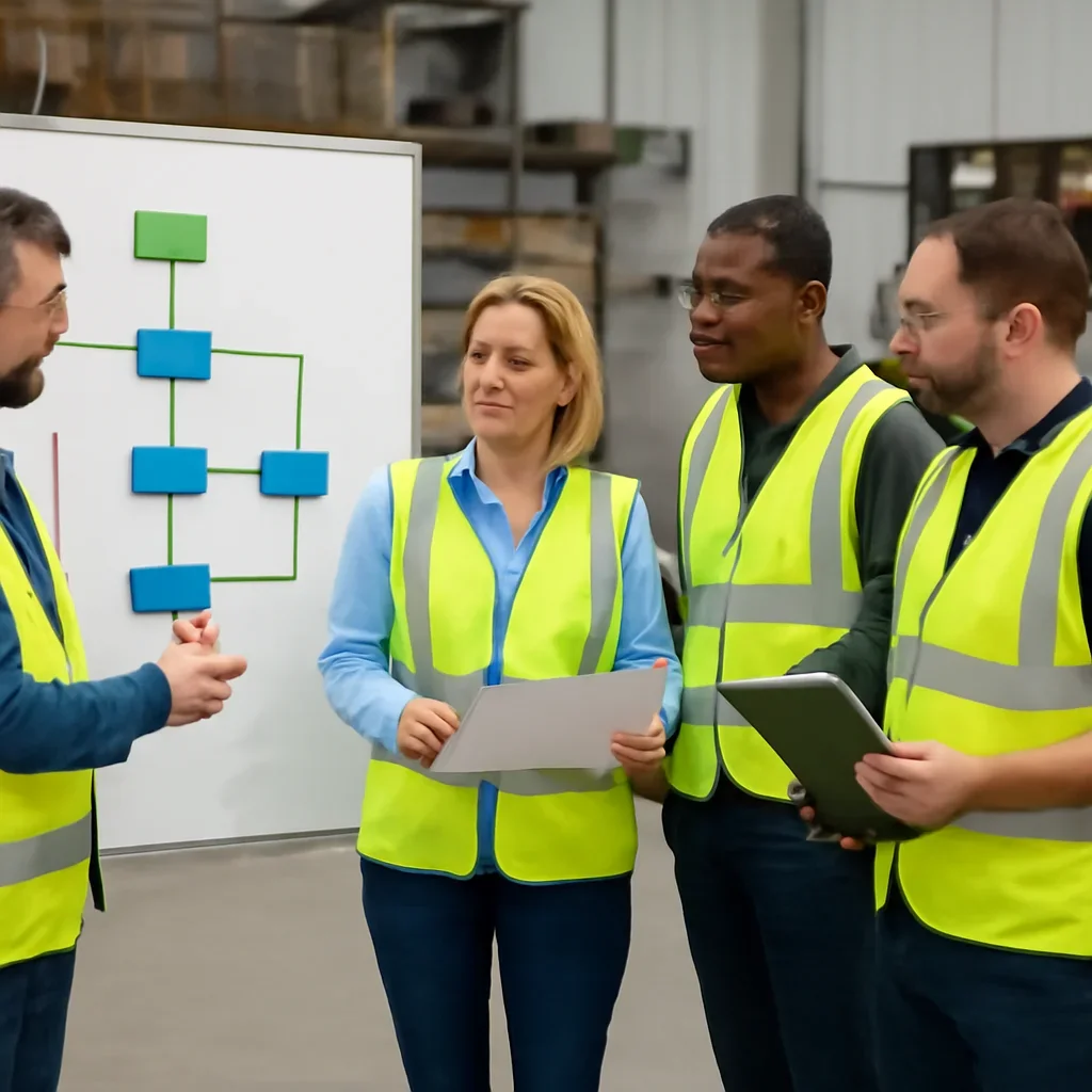 workflow compatibility being reviewed during equipment planning