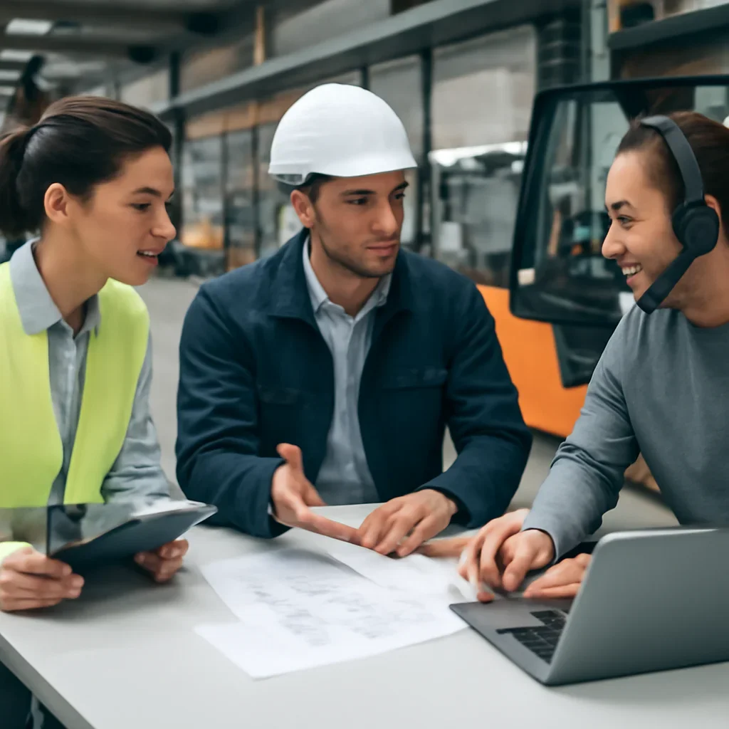 service support being reviewed during equipment planning