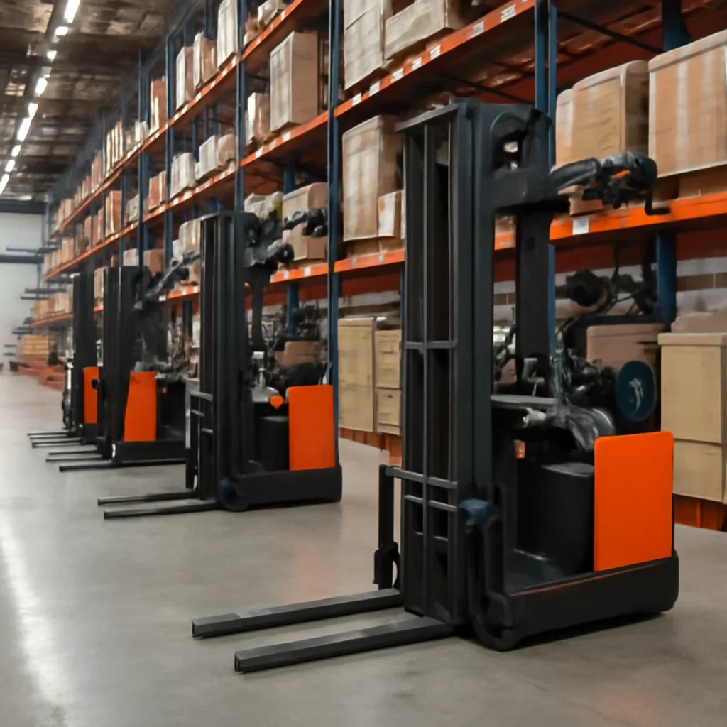 order pickers prepared for a material handling operation