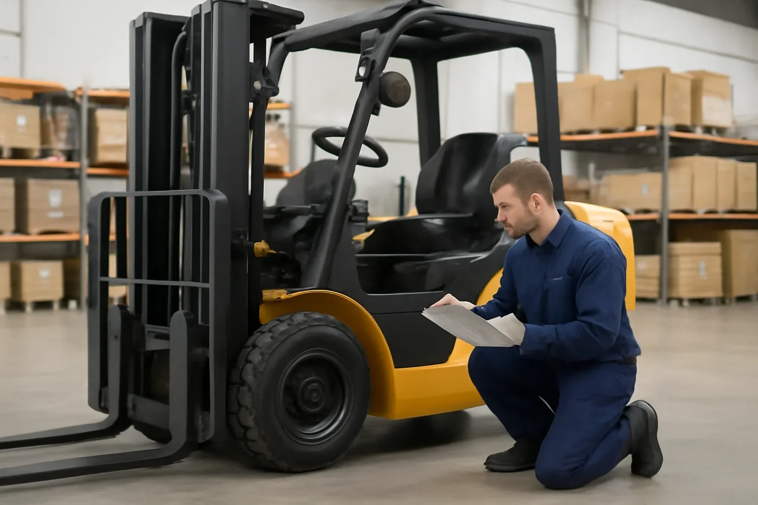 planned maintenance programs at Russell Forklift