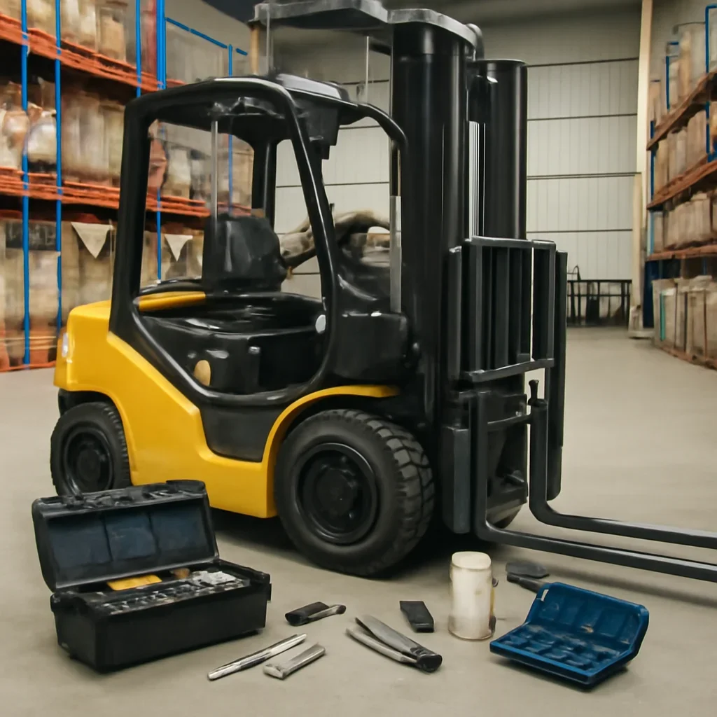 forklift preventive maintenance prepared for a material handling operation