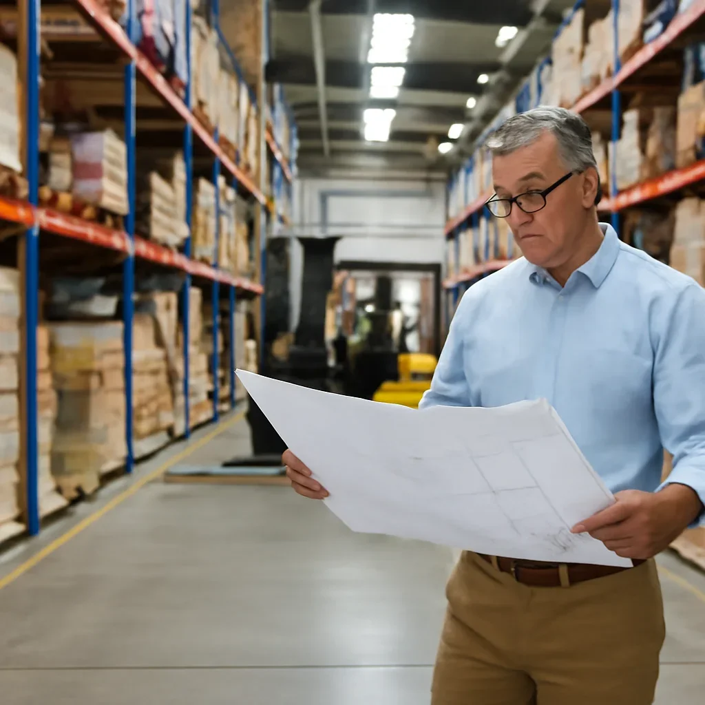 industry planning prepared for a material handling operation