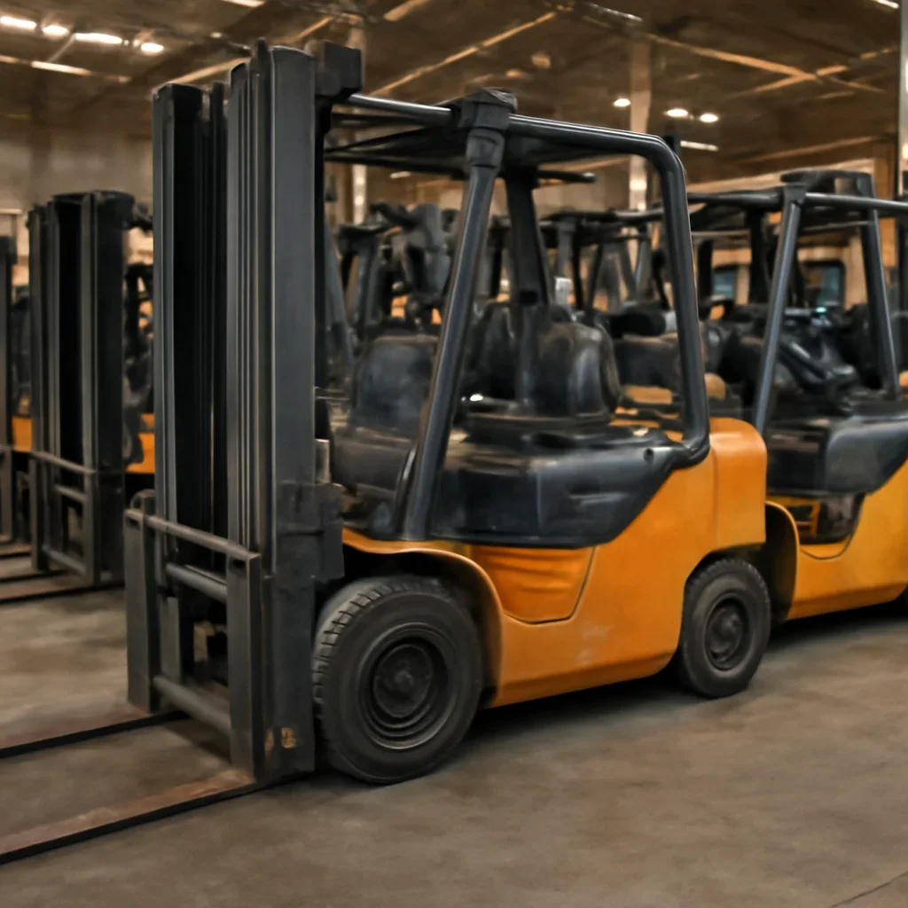 used forklifts for sale prepared for a material handling operation